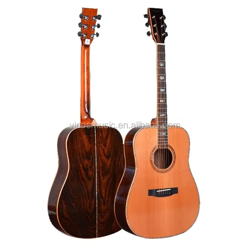 41" Dreadnought Solid Top Acoustic Guitar W-T3S-41D
41" Dreadnought Solid Top Acoustic Guitar W-T3S-41D