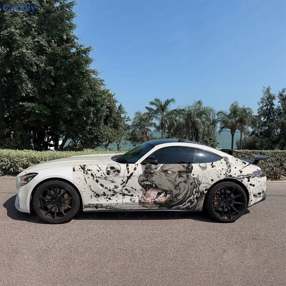 2pcs Blood Fangs Hound Spirit, Durable, Fade-resistant, Enhance Vehicle Aesthetics With Bold Artistic Design Car Vinyl Wraps
2pcs Blood Fangs Hound Spirit, Durable, Fade-resistant, Enhance Vehicle Aesthetics With Bold Artistic Design Car Vinyl Wraps