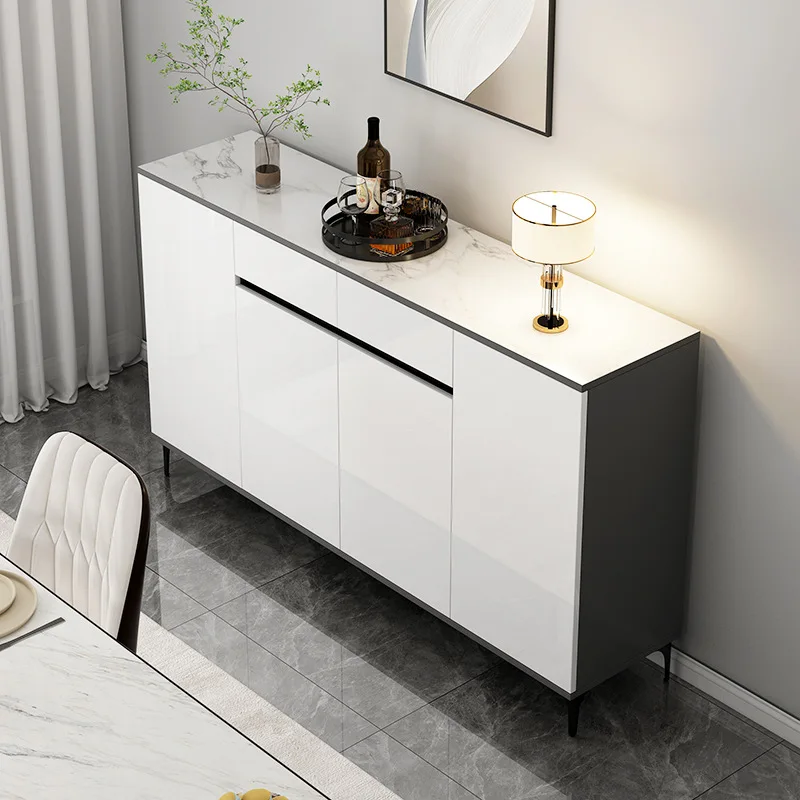 The dining side cabinet is integrated against the wall, modern simple storage, household living room storage
The dining side cabinet is integrated against the wall, modern simple storage, household living room storage