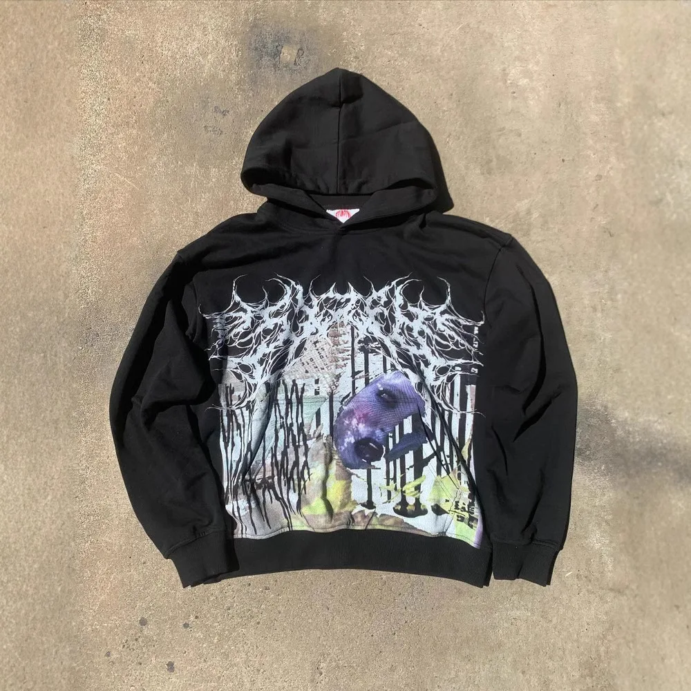 Y2k Zipper Long Sleeved Pullover Hoodie Sweatshirt With Dark Hip Hop Gothic Pattern Clothes Streetwear School Vintage Ootd 2024
Y2k Zipper Long Sleeved Pullover Hoodie Sweatshirt With Dark Hip Hop Gothic Pattern Clothes Streetwear School Vintage Ootd 2024