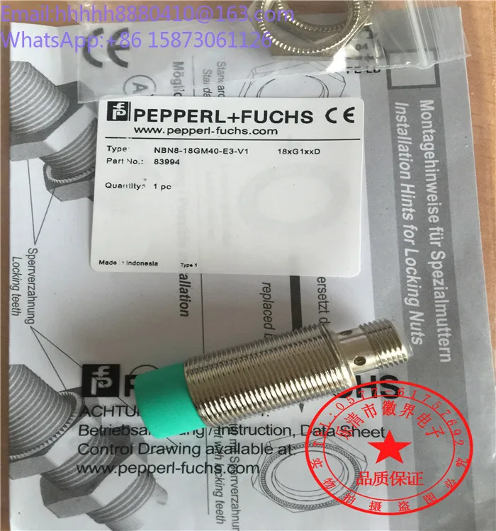 NBN8-18GM40-E3-V1 Новый высококачественный взрывозащищенный датчик приближения P+F
NBN8-18GM40-E3-V1 Новый высококачественный взрывозащищенный датчик приближения P+F