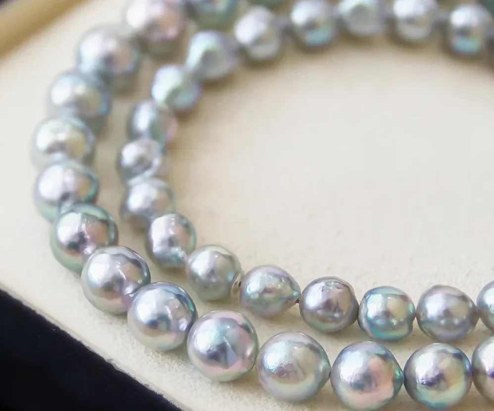 Очаровательное ожерелье из натурального серого жемчуга в стиле барокко 17 дюймов 11-13 мм, свадебные подарки, ювелирные изделия, серебро 925 пробы
Очаровательное ожерелье из натурального серого жемчуга в стиле барокко 17 дюймов 11-13 мм, свадебные подарки, ювелирные изделия, серебро 925 пробы