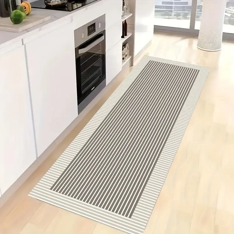 Ковер VIKAMA в современную клетку — быстросохнущий кухонный напольный коврик — нескользящий коврик в длинную полоску для ванной комнаты — украшение для дома
Ковер VIKAMA в современную клетку — быстросохнущий кухонный напольный коврик — нескользящий коврик в длинную полоску для ванной комнаты — украшение для дома
