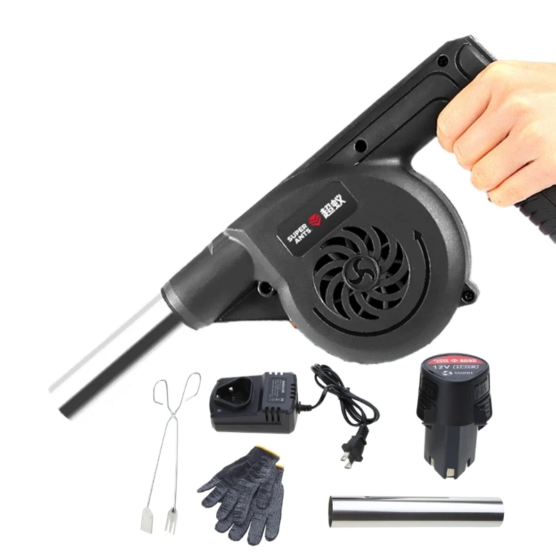 Portable Handheld Electric BBQ Fan Air Blower Barbecue Fan Air Blower Rechargeable for Camping Cooking Hiking
Portable Handheld Electric BBQ Fan Air Blower Barbecue Fan Air Blower Rechargeable for Camping Cooking Hiking