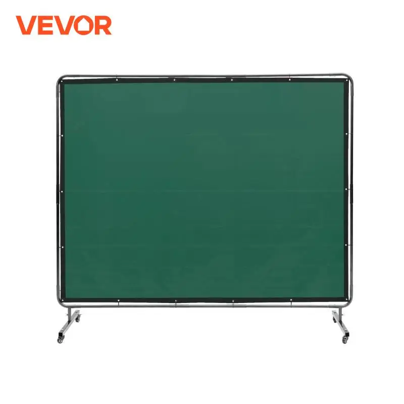 VEVOR Welding Curtain Screen with Frame Flame-Resistant Vinyl Welding Protection Screen 4 Swivel Wheels for Workshop/Industrial
VEVOR Welding Curtain Screen with Frame Flame-Resistant Vinyl Welding Protection Screen 4 Swivel Wheels for Workshop/Industrial
