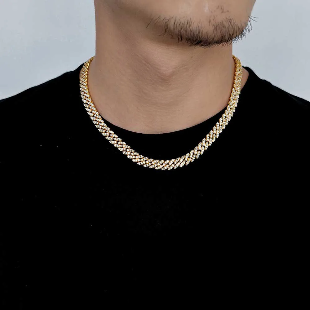 ICEBLING Bling Iced Out Miami Cuban Chain Hip Hop Rapper Jewelry 8mm One Row CZ Necklace for Women Men Gift
ICEBLING Bling Iced Out Miami Cuban Chain Hip Hop Rapper Jewelry 8mm One Row CZ Necklace for Women Men Gift