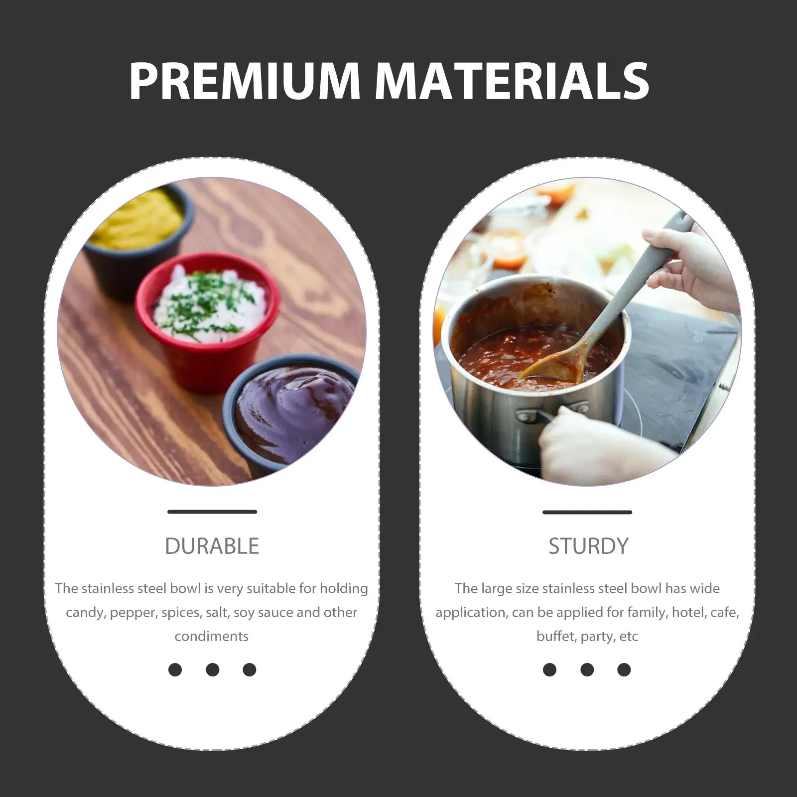 Large Thickened Stainless Steel Oblique Mouth Bowl Multipurpose for Vegetables Fruit Salad Snacks Sauce Lid Serving Bowl
Large Thickened Stainless Steel Oblique Mouth Bowl Multipurpose for Vegetables Fruit Salad Snacks Sauce Lid Serving Bowl