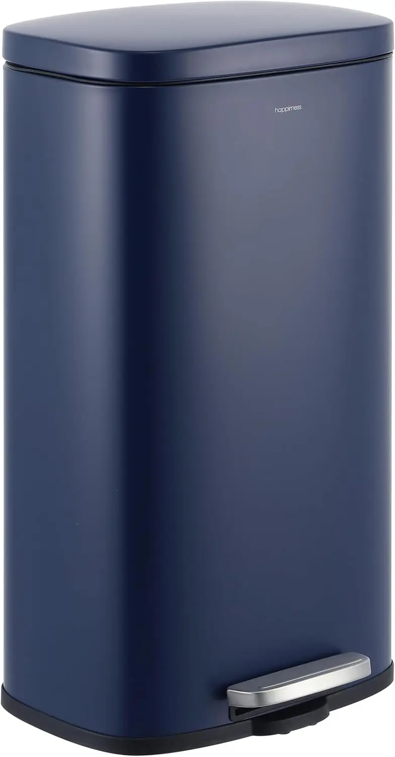 8-Gallon Step-Open Trash Can, Fingerprint Resistant, Modern Minimalistic, Denim Blue for Home Kitchen Office
8-Gallon Step-Open Trash Can, Fingerprint Resistant, Modern Minimalistic, Denim Blue for Home Kitchen Office