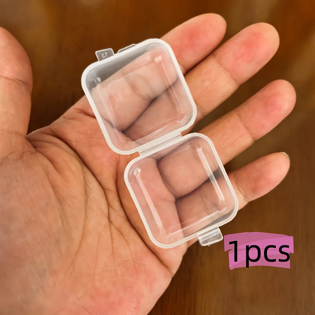 1pc/10pcs/50pcs, Storage Jewelry Box, with Lid, Anti Oxidation Transparent Portable Box. A Transparent Box for Organizing
1pc/10pcs/50pcs, Storage Jewelry Box, with Lid, Anti Oxidation Transparent Portable Box. A Transparent Box for Organizing