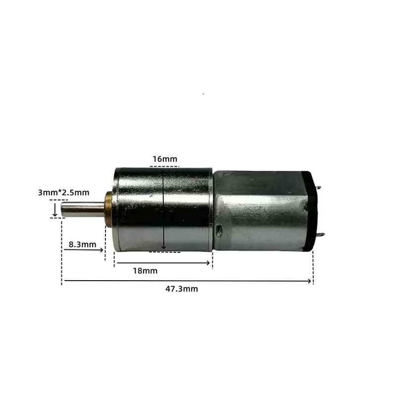 16GA-030 DC 6V 12V Gear Motor DC Motor Electric Gear Motor High Torque 30 60 100 150 200 300 RPM
16GA-030 DC 6V 12V Gear Motor DC Motor Electric Gear Motor High Torque 30 60 100 150 200 300 RPM