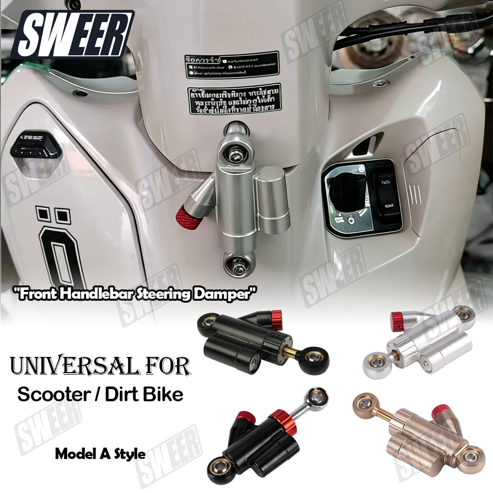 Motorcycle Front Steering Mini Damper Universal For Motorbike Sctooter Dirt Bike CNC Short Adjustable Steering Stabilize Damper
Motorcycle Front Steering Mini Damper Universal For Motorbike Sctooter Dirt Bike CNC Short Adjustable Steering Stabilize Damper