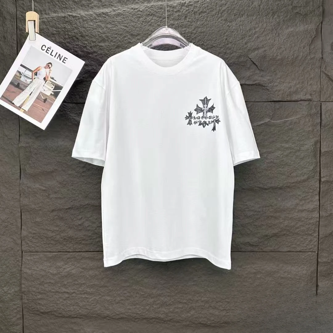 Summer New Short Sleeved T-shirt Men's and Women's Fashionable Brand Letter Print Versatile Loose and Comfortable Casual Top
Summer New Short Sleeved T-shirt Men's and Women's Fashionable Brand Letter Print Versatile Loose and Comfortable Casual Top
