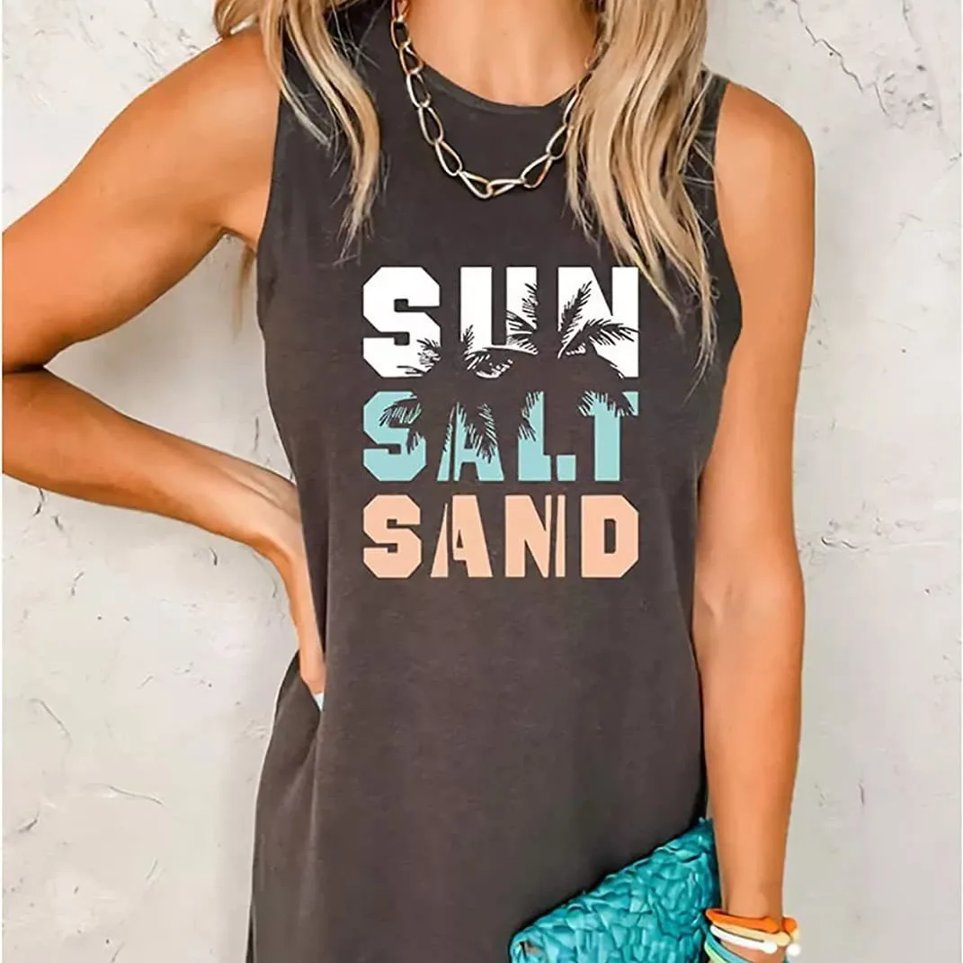 Coconut Tree Vest Female Camisole Tank Sleeveless Beach Dresses 2024 Summer Holiday Short Mini Dress Top Tees Women's Clothes
Coconut Tree Vest Female Camisole Tank Sleeveless Beach Dresses 2024 Summer Holiday Short Mini Dress Top Tees Women's Clothes