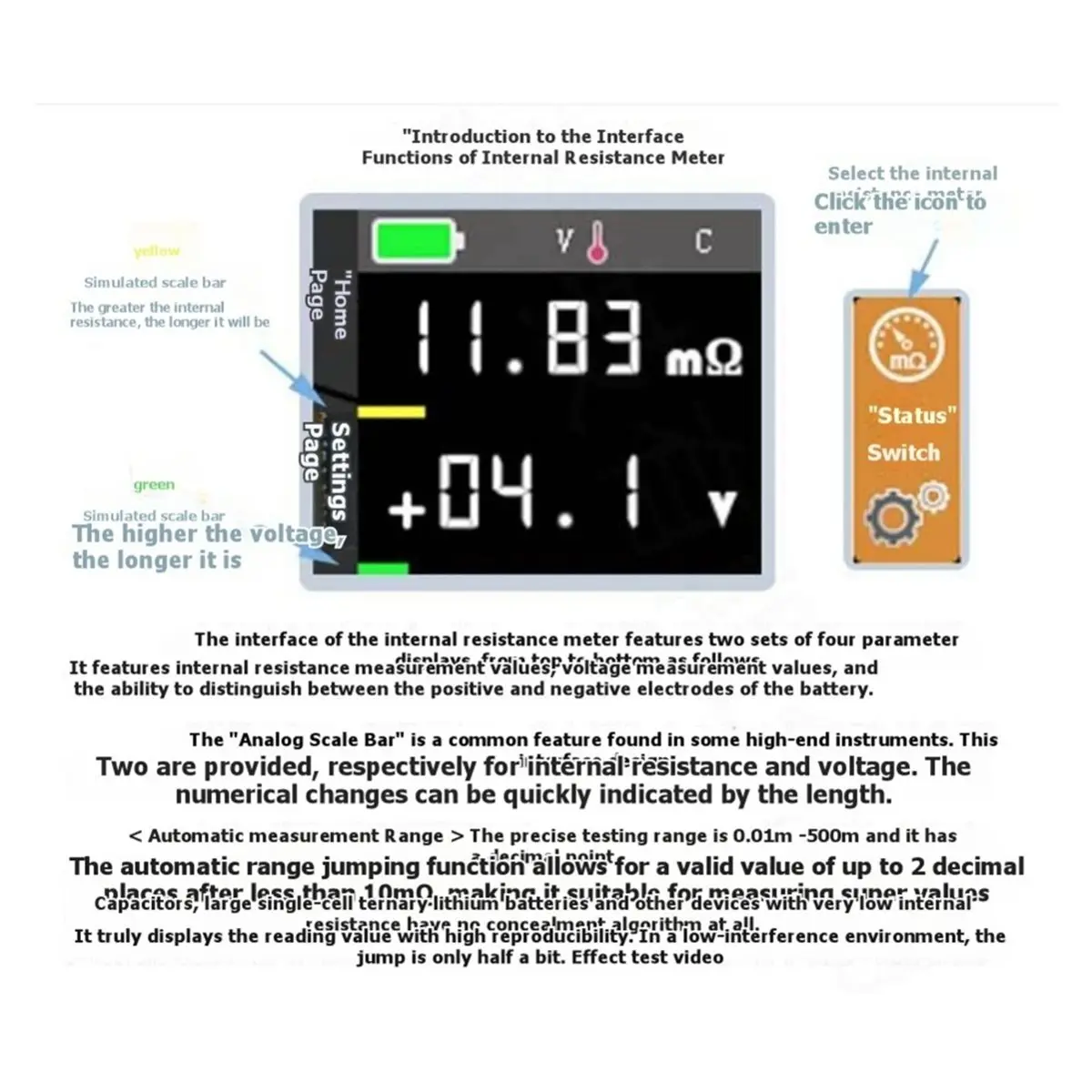 fine Portable Spot Welder Machine Internal Resistance Meter 2-in-1 Color Screen 18650 Lithium Battery DIY Spot Welder
fine Portable Spot Welder Machine Internal Resistance Meter 2-in-1 Color Screen 18650 Lithium Battery DIY Spot Welder