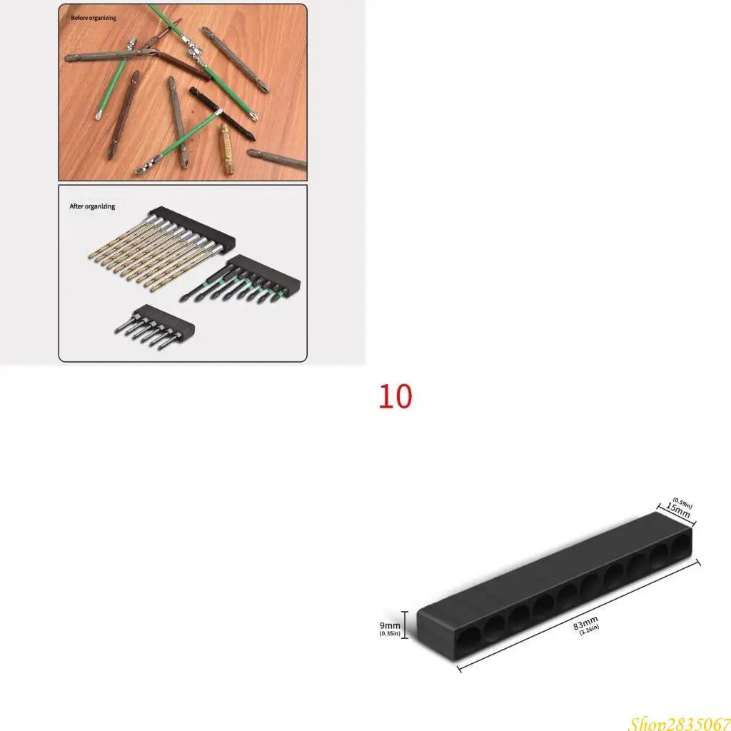 Tool Organization Essential Plastic Driver Accessory Enclosure Fit for 6.35mm Driver Accessories Strong Workshop Storage 831F
Tool Organization Essential Plastic Driver Accessory Enclosure Fit for 6.35mm Driver Accessories Strong Workshop Storage 831F