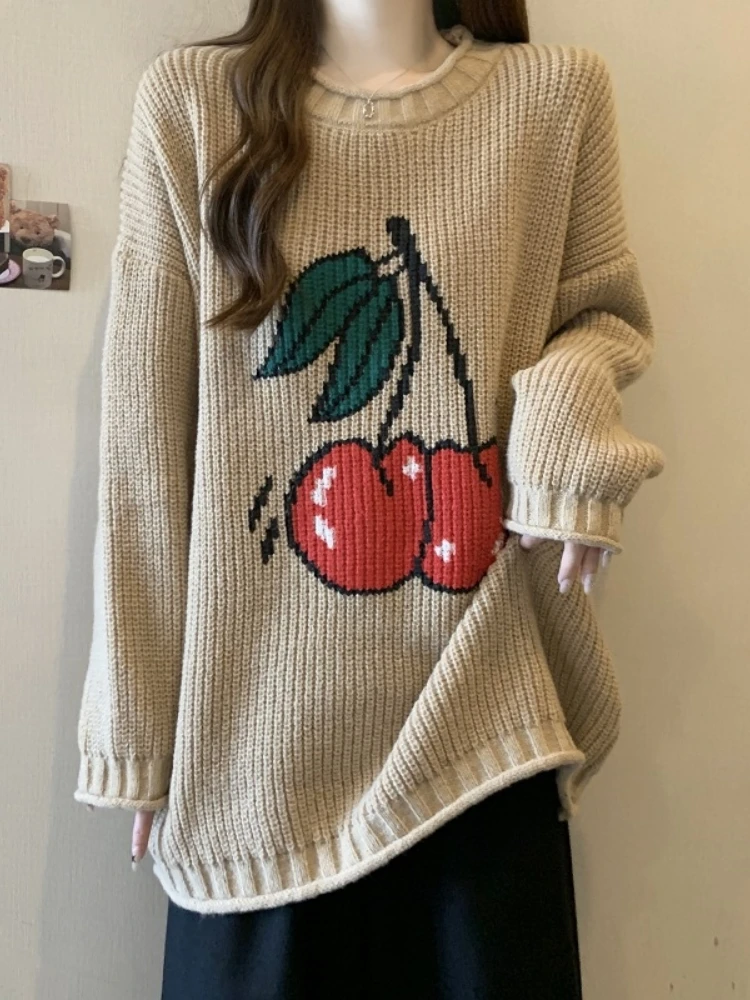 Ladies Mid-Length Lazy Style Knitted Sweater Spring Autumn plus Size Base Layer Slimming Bottoming Top Korean Commute Style P...
Ladies Mid-Length Lazy Style Knitted Sweater Spring Autumn plus Size Base Layer Slimming Bottoming Top Korean Commute Style P...