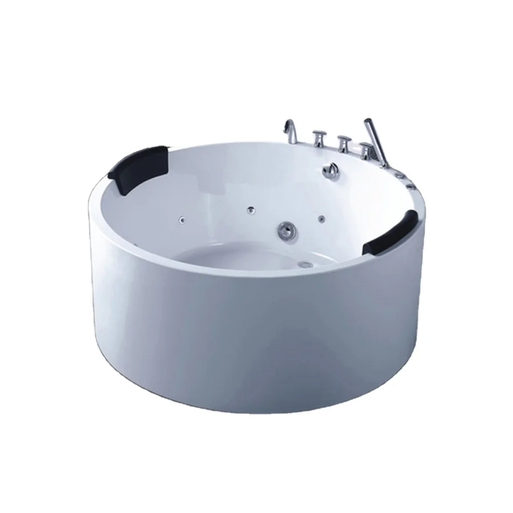 Round Shape Freestanding Double People Bathtub White Acrylic Spa Whirlpool Bath Tub
Round Shape Freestanding Double People Bathtub White Acrylic Spa Whirlpool Bath Tub
