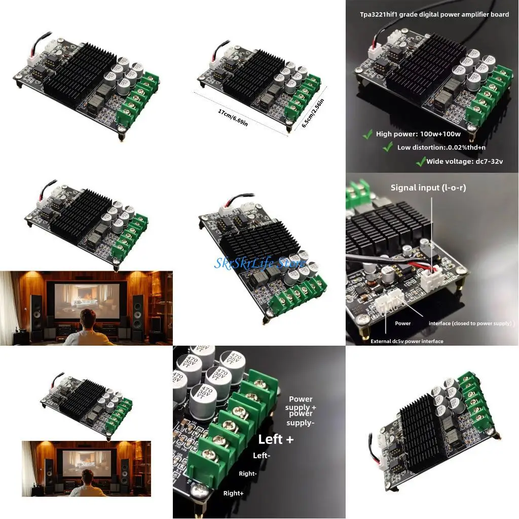 E65E Module 100W Channel Class D for Professional Systems
E65E Module 100W Channel Class D for Professional Systems