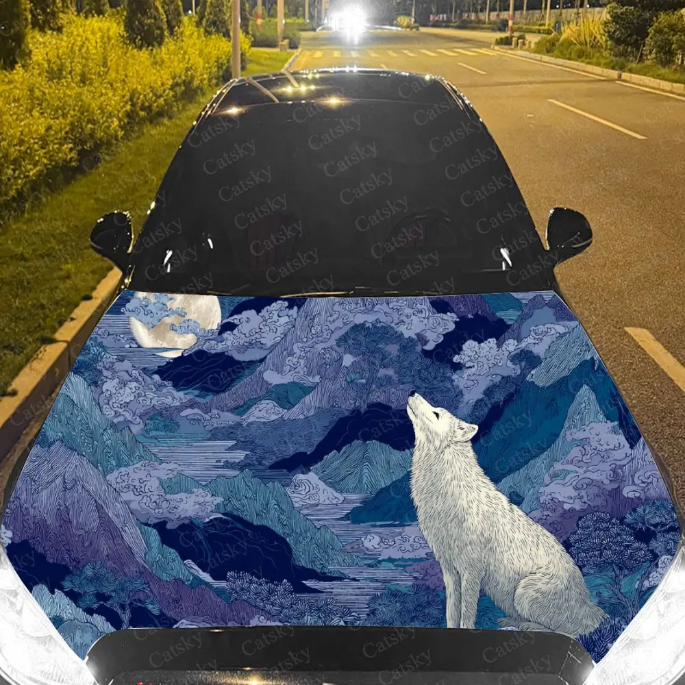 Car Decal White Wolf in Blue Mountain Landscape with Textural Artistic Fusion, Creating a Mysterious Wilderness-Gothic Visual Ca
Car Decal White Wolf in Blue Mountain Landscape with Textural Artistic Fusion, Creating a Mysterious Wilderness-Gothic Visual Ca