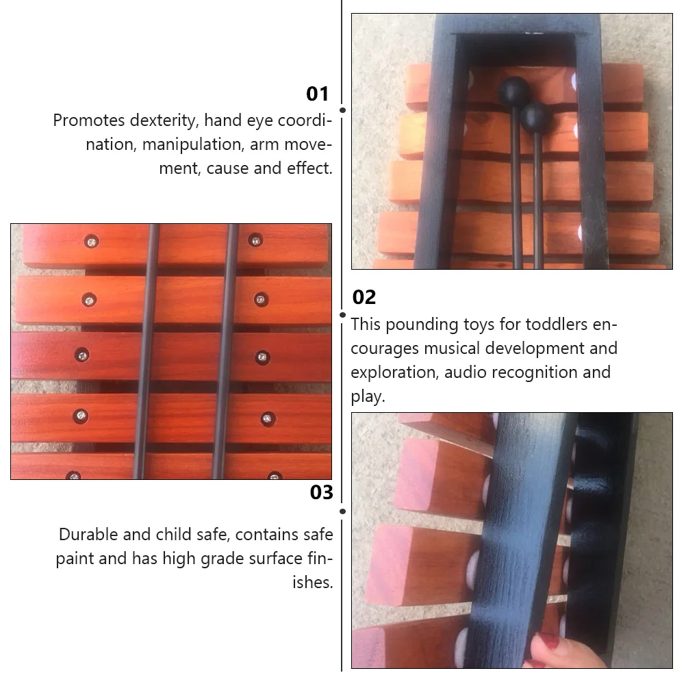 Guitar Harness Pounding Toys for Toddlers Musical Instrument Knock on The Piano Educational Children Xylophone Wooden
Guitar Harness Pounding Toys for Toddlers Musical Instrument Knock on The Piano Educational Children Xylophone Wooden