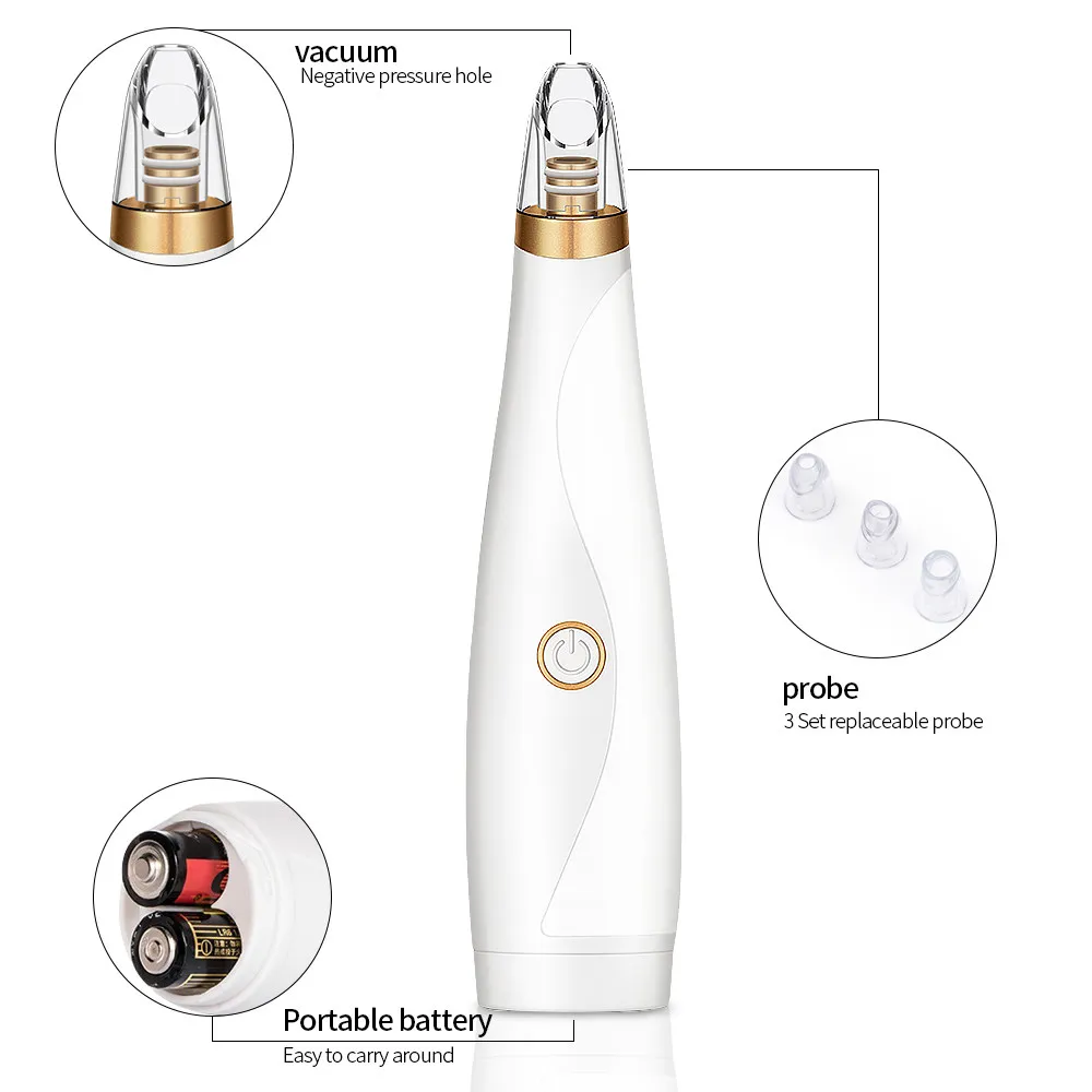 1Pcs Electric Pore Cleaner Powerful Suction Deep Facial Clean Shrink Pores Remove Dead Skin Oil Makeup Residue
1Pcs Electric Pore Cleaner Powerful Suction Deep Facial Clean Shrink Pores Remove Dead Skin Oil Makeup Residue