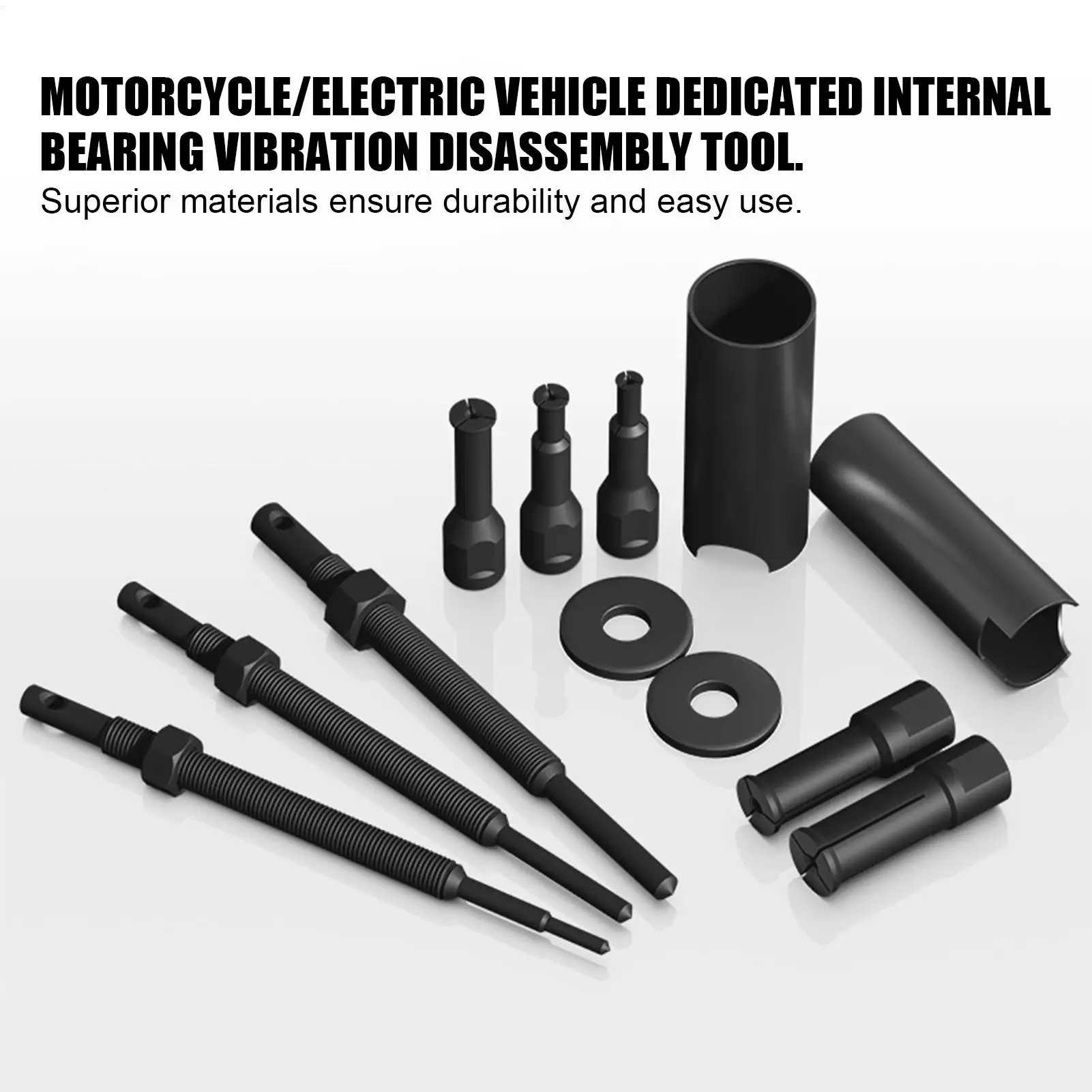 Bearing Puller Kit Bicycle Wheel Hub Repair Kit Hub Bearing Puller Tool For Garage Home Workshop Outdoor Offroad Roadside
Bearing Puller Kit Bicycle Wheel Hub Repair Kit Hub Bearing Puller Tool For Garage Home Workshop Outdoor Offroad Roadside