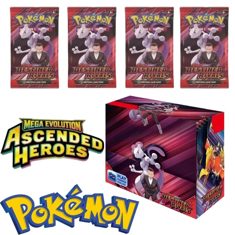 10-360Pcs/Set Pokemon Card MEGA EVOLUTION Phantasmal Scarlet Violet 151 Black Bolt English Booster Battle Transaction Card Toys
10-360Pcs/Set Pokemon Card MEGA EVOLUTION Phantasmal Scarlet Violet 151 Black Bolt English Booster Battle Transaction Card Toys