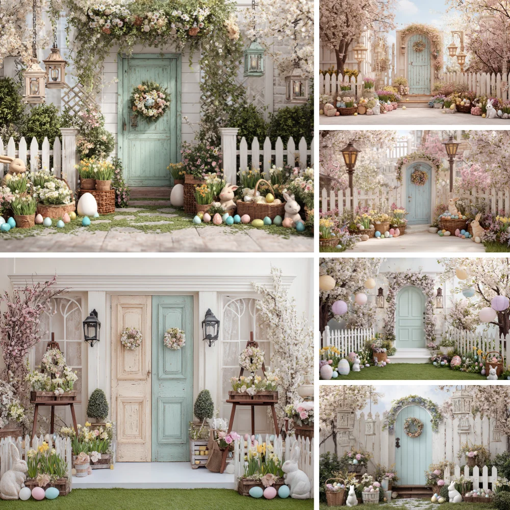 Spring Front Porch Background Photography Flower Garden Wooden Door Easter Backdrop Baby Show Birthday Photo Studio
Spring Front Porch Background Photography Flower Garden Wooden Door Easter Backdrop Baby Show Birthday Photo Studio