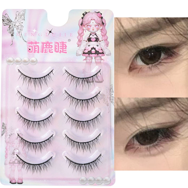5 Pairs Baby Straight Lashes Hard Band False Eyelashes Natural Fish Tail Design for Cosplay Daily Makeup manga eye lashes
5 Pairs Baby Straight Lashes Hard Band False Eyelashes Natural Fish Tail Design for Cosplay Daily Makeup manga eye lashes