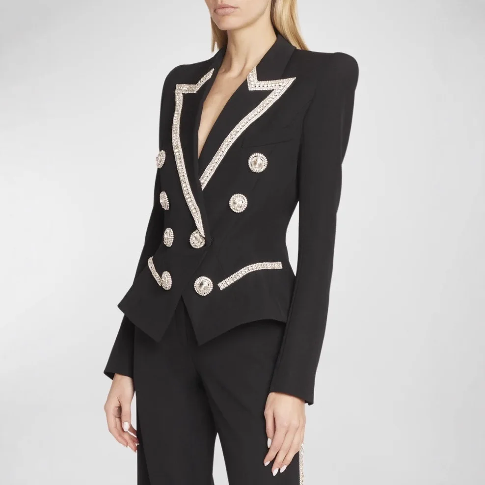 Французский элегантный лоскутный женский пиджак с бриллиантами, утягивающий дизайн талии, осенняя новая модная верхняя одежда высокого класса
Французский элегантный лоскутный женский пиджак с бриллиантами, утягивающий дизайн талии, осенняя новая модная верхняя одежда высокого класса