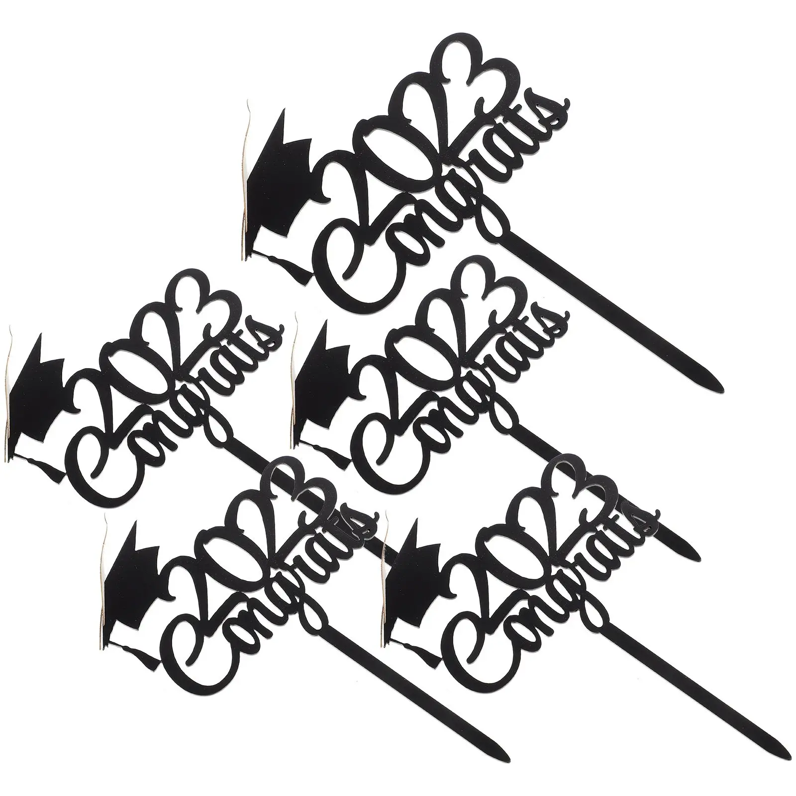 5Pcs Cake Insert Graduation Toppers Cupcake Picks Decorative Congrats Dessert Hat Reusable Acrylic Cake Decorations
5Pcs Cake Insert Graduation Toppers Cupcake Picks Decorative Congrats Dessert Hat Reusable Acrylic Cake Decorations