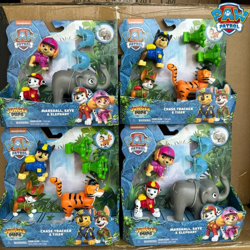 New Paw Patrol Jungle Pups Marshall Skye Elephant Chase Tracker Tiger Jungle Cruiser Animal Figure with Throwing Function Toys
New Paw Patrol Jungle Pups Marshall Skye Elephant Chase Tracker Tiger Jungle Cruiser Animal Figure with Throwing Function Toys