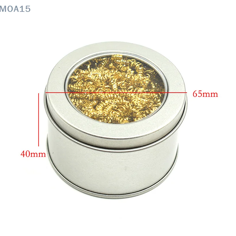 1PC (without Can) Cleaning Ball Desoldering Soldering Iron Mesh Filter Nozzle Tip Copper Wire Cleaner Ball Yellow Cleaning Spong
1PC (without Can) Cleaning Ball Desoldering Soldering Iron Mesh Filter Nozzle Tip Copper Wire Cleaner Ball Yellow Cleaning Spong