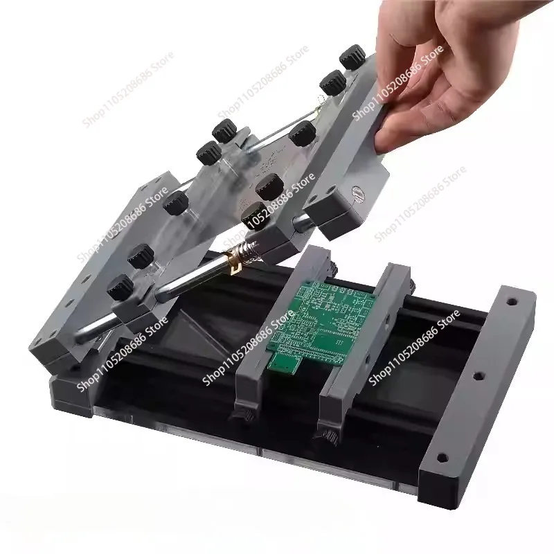 Manual Screen Printing Machine For PCB - Compact Benchtop Solder Paste Stencil Printer 130x130mm Printing Area
Manual Screen Printing Machine For PCB - Compact Benchtop Solder Paste Stencil Printer 130x130mm Printing Area