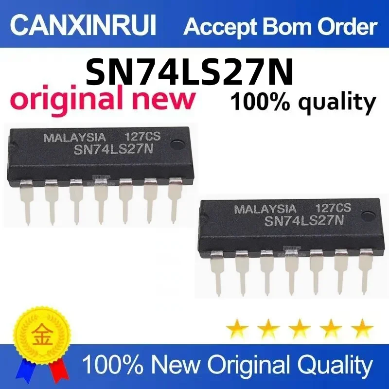 (5-100 pieces)Brand new original SN74LS27N 74LS27N DIP14 spot chip IC
(5-100 pieces)Brand new original SN74LS27N 74LS27N DIP14 spot chip IC