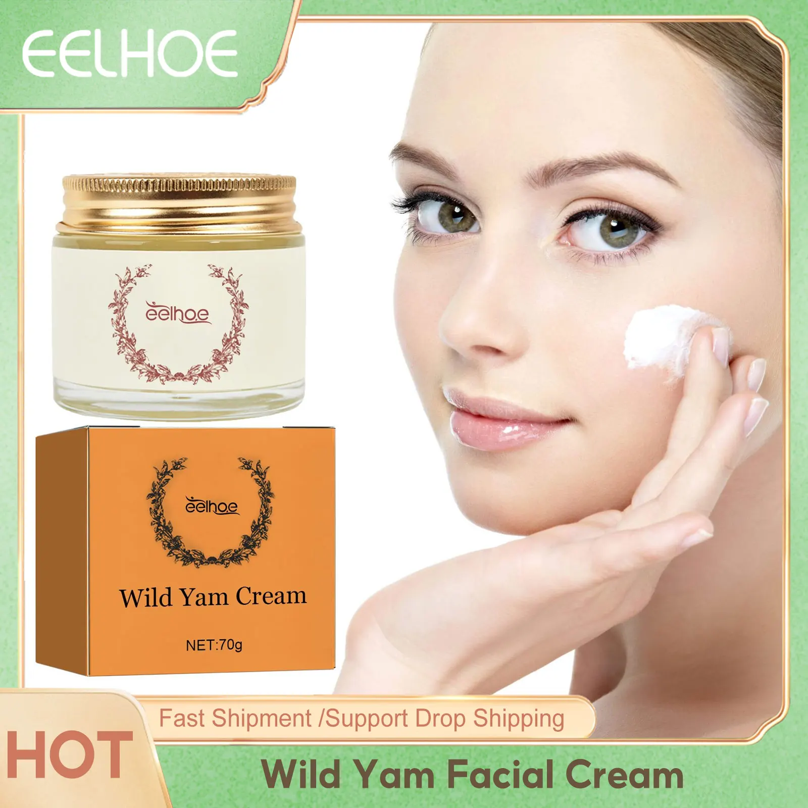 Wild Yam Cream Anti W-rinkles Skin Rejuvenation Nourish Facial Contour Restore Skin Dull Skin Smoothing Brightening Face Cream
Wild Yam Cream Anti W-rinkles Skin Rejuvenation Nourish Facial Contour Restore Skin Dull Skin Smoothing Brightening Face Cream