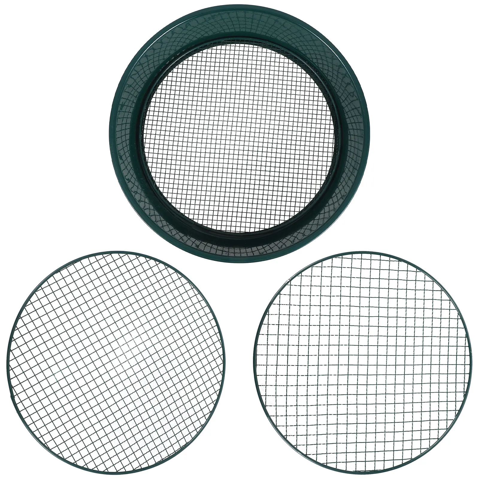 1Set Triple-Aperture Heavy-Duty Metal Soil Sifter for Garden Bed Prep Compost Screening Sand Gravel Rock Removal Mesh Sieve
1Set Triple-Aperture Heavy-Duty Metal Soil Sifter for Garden Bed Prep Compost Screening Sand Gravel Rock Removal Mesh Sieve