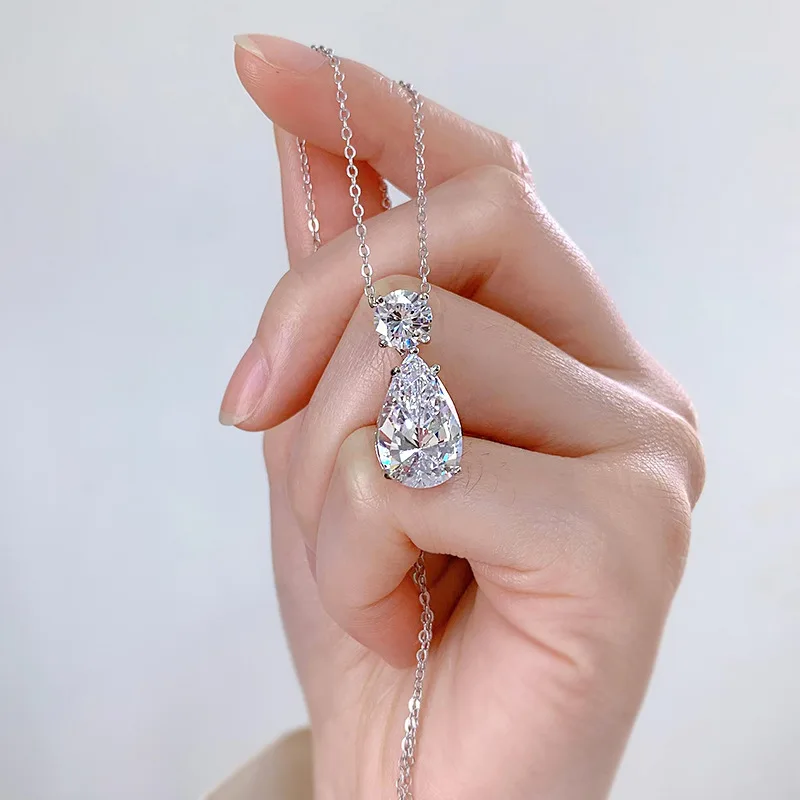 Water Drop Lab Moissanite Diamond Pendant Real 925 Sterling Silver Party Wedding Pendants Necklace For Women Engagement Jewelry
Water Drop Lab Moissanite Diamond Pendant Real 925 Sterling Silver Party Wedding Pendants Necklace For Women Engagement Jewelry