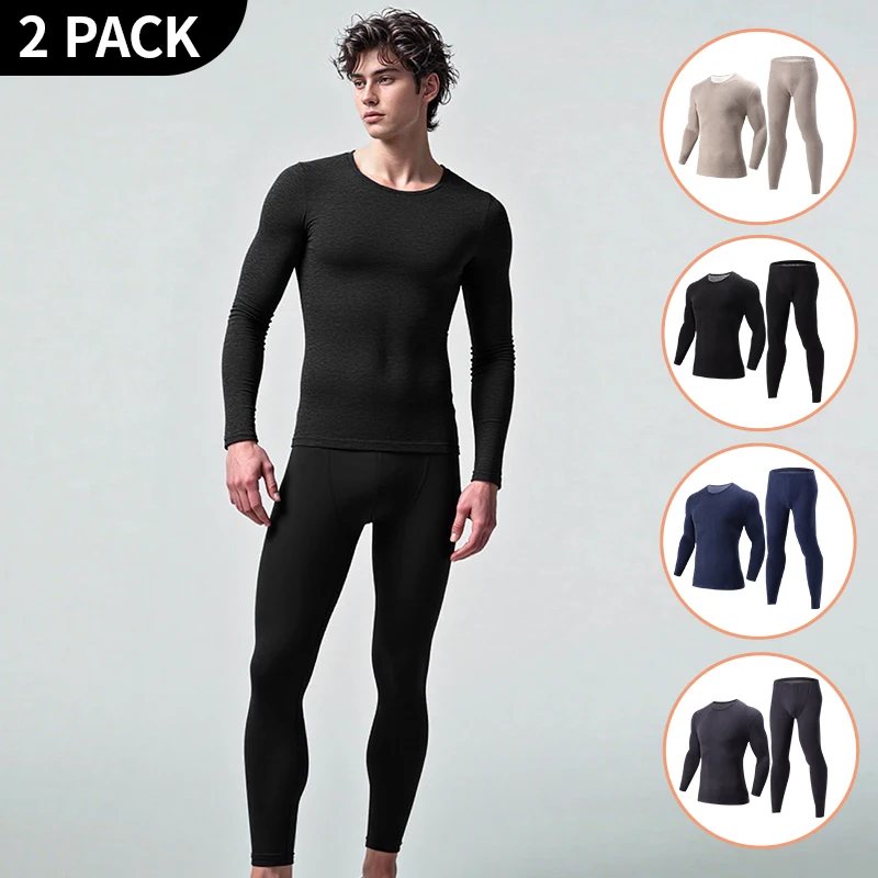 Осенне-зимний мужской однотонный классический универсальный теплый комплект нижнего белья из 2 предметов, большие модные спортивные брюки с длинными рукавами
Осенне-зимний мужской однотонный классический универсальный теплый комплект нижнего белья из 2 предметов, большие модные спортивные брюки с длинными рукавами
