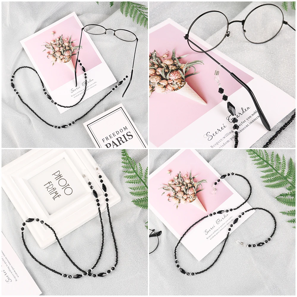 Women Black Reading Glasses Glasses Necklace Eyeglass Lanyard Eye wear Accessories Glasses Chain
Women Black Reading Glasses Glasses Necklace Eyeglass Lanyard Eye wear Accessories Glasses Chain