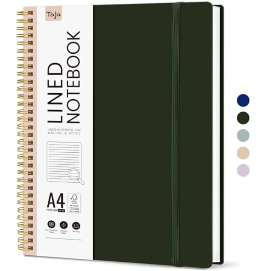 Spiral Lined Notebook, 8.5"x11" Notebooks for Work, Large A4 Journal for Women and Men, College Ruled Journaling Notebook for W
Spiral Lined Notebook, 8.5"x11" Notebooks for Work, Large A4 Journal for Women and Men, College Ruled Journaling Notebook for W