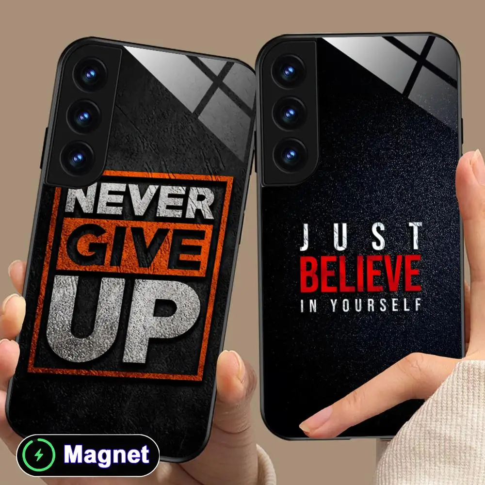 Never Give Up Phone Case for Samsung Galaxy S26 S25 S24 S23 S22 S21 S20 Note20 Plus FE Ultra Glass Magnet Cover
Never Give Up Phone Case for Samsung Galaxy S26 S25 S24 S23 S22 S21 S20 Note20 Plus FE Ultra Glass Magnet Cover