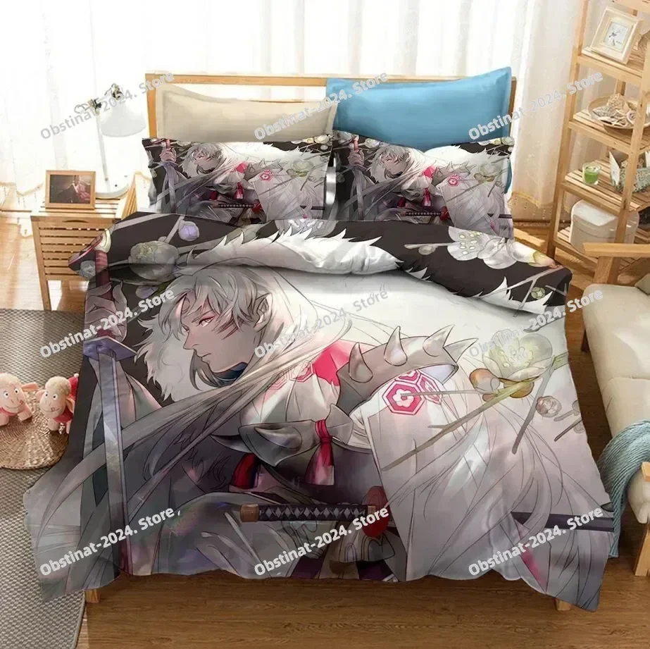 3D Anime Inuyasha Duvet Cover Sesshoumaru Bedding Set Full Queen King Size Pillowcase Bed Printed Aldult Kid Bedroom Single Twin
3D Anime Inuyasha Duvet Cover Sesshoumaru Bedding Set Full Queen King Size Pillowcase Bed Printed Aldult Kid Bedroom Single Twin