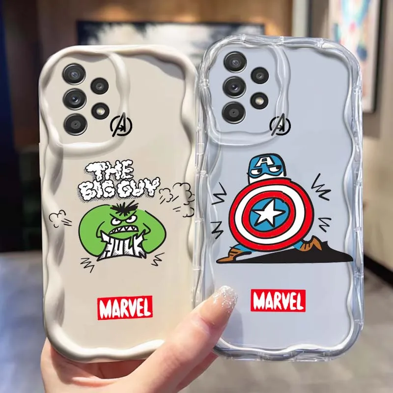 Marvel Cute Captain America For Samsung A73 A72 A71 A56 A55 A54 A53 A52 A51 A32 A36 A26 A25 A13 A14 5G Wave Oil Phone Case 
Marvel Cute Captain America For Samsung A73 A72 A71 A56 A55 A54 A53 A52 A51 A32 A36 A26 A25 A13 A14 5G Wave Oil Phone Case