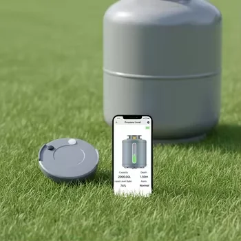 Bluetooth Propane Tank Level Indicator Ultrasonic Gas Gauge for RV Camper LPG Cylinder Mobile App Alarm Sensor
Bluetooth Propane Tank Level Indicator Ultrasonic Gas Gauge for RV Camper LPG Cylinder Mobile App Alarm Sensor