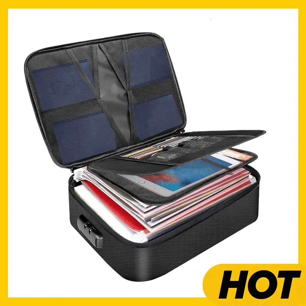 Portable Travel Home Organizer Bag with Lock Document Organizer with Water-Resistant Zipper for Him Office Laptop Files Gifts
Portable Travel Home Organizer Bag with Lock Document Organizer with Water-Resistant Zipper for Him Office Laptop Files Gifts