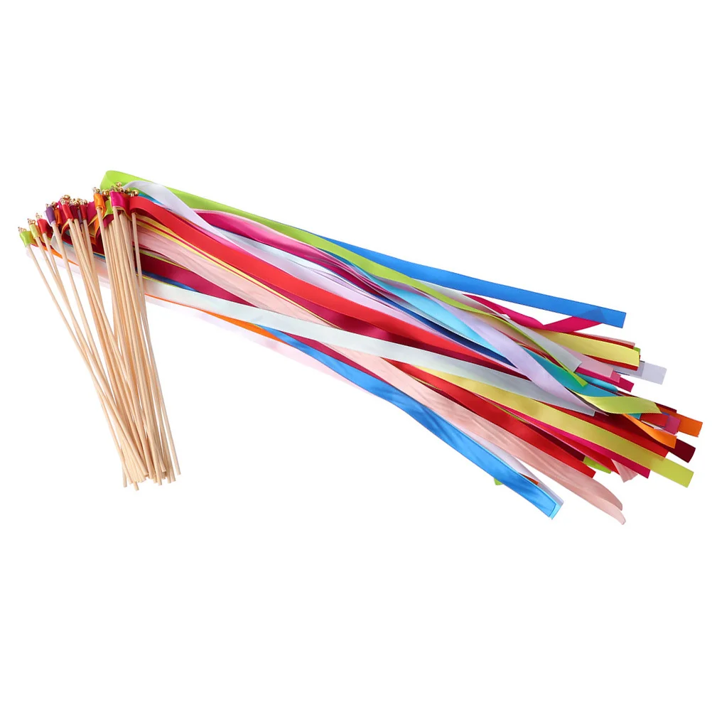 20 Pcs Fairy Wand Wedding Wands Streamers Shower Ribbons Dance Outdoor Party Stick for 
20 Pcs Fairy Wand Wedding Wands Streamers Shower Ribbons Dance Outdoor Party Stick for