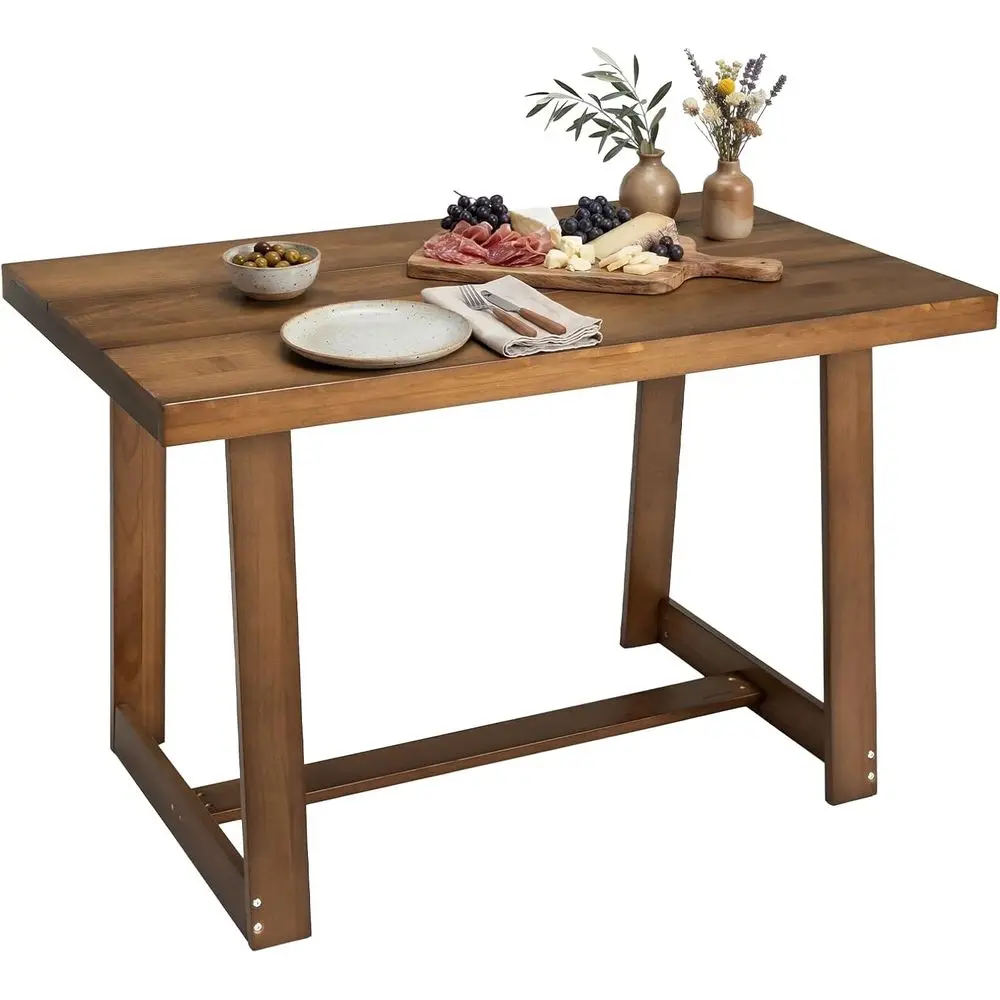48 Solid Pine 4-6 Seater Dining Table, Ideal for Kitchen, Dining Room, and Family Meals in Walnut Finish
48 Solid Pine 4-6 Seater Dining Table, Ideal for Kitchen, Dining Room, and Family Meals in Walnut Finish