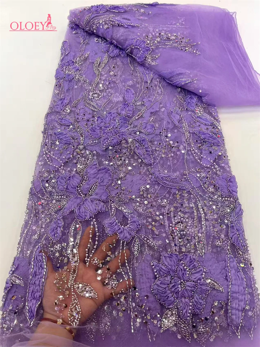 Latest Hot Sale Fashion Africa Lace Fabric High Quality Handmade Embroidery Lace With Beads Sequins Party For Wedding Dress
Latest Hot Sale Fashion Africa Lace Fabric High Quality Handmade Embroidery Lace With Beads Sequins Party For Wedding Dress