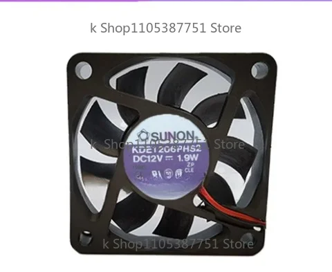 KD1206PHS2 For SUNON 6015 12V 1.9W Mute Amplifier Cooling Fan
KD1206PHS2 For SUNON 6015 12V 1.9W Mute Amplifier Cooling Fan
